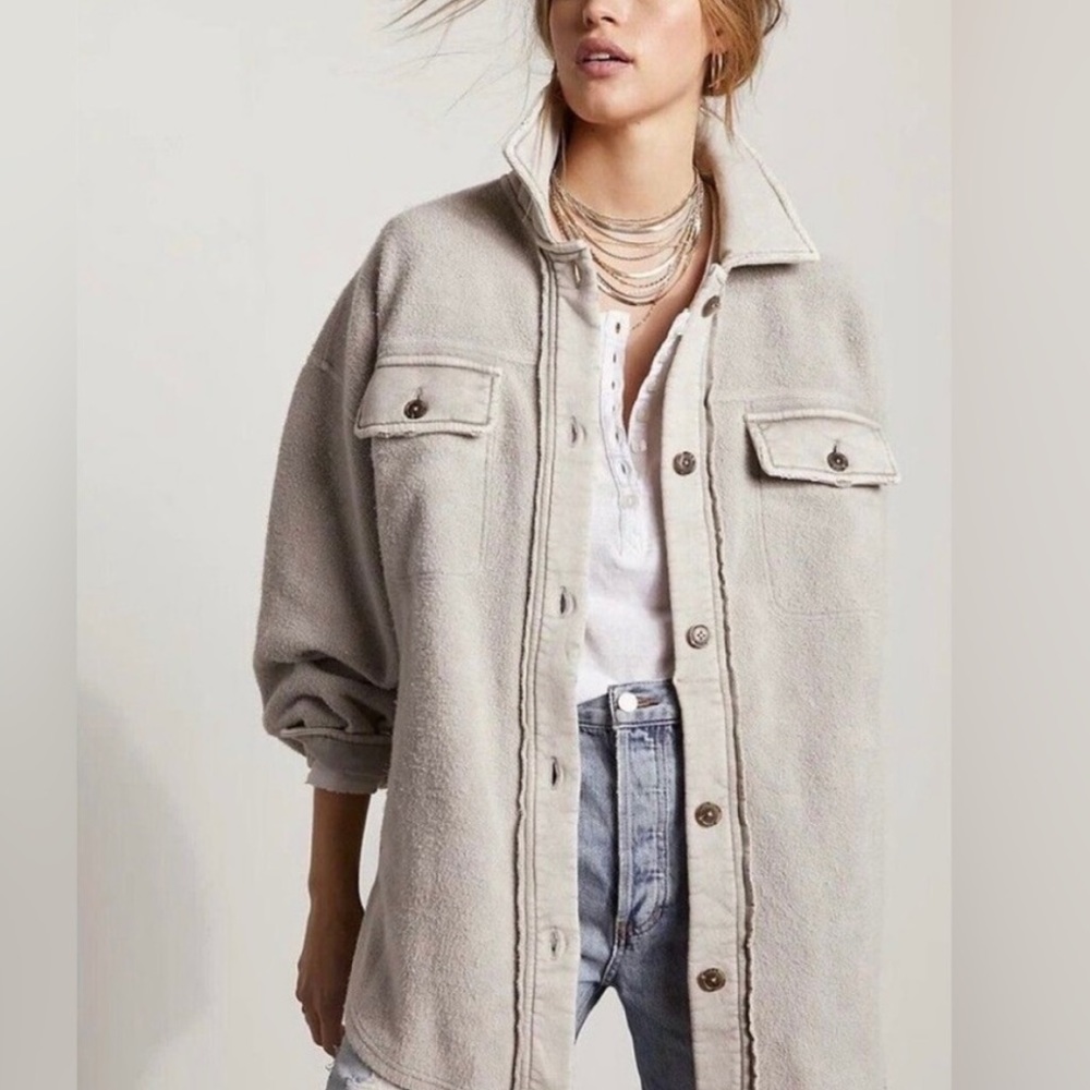 FREE PEOPLE ruby shacket shirt jacket